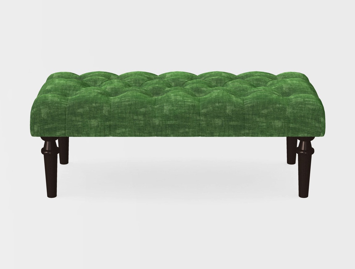 Small Buttoned Footstool