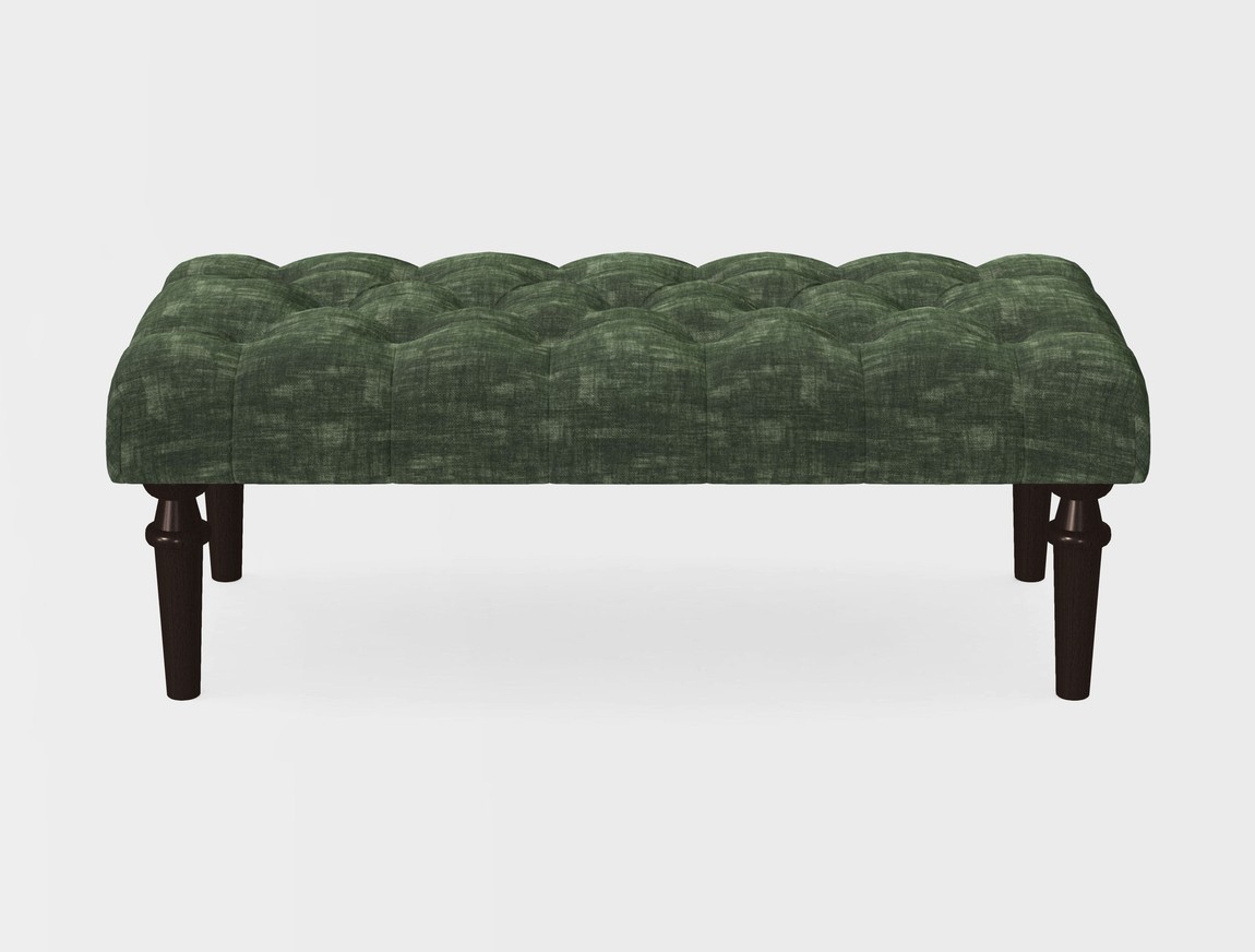 Small Buttoned Footstool