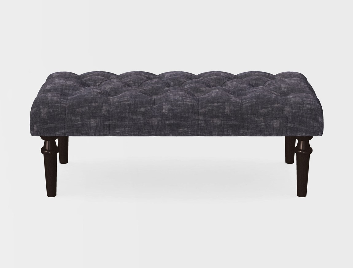 Small Buttoned Footstool
