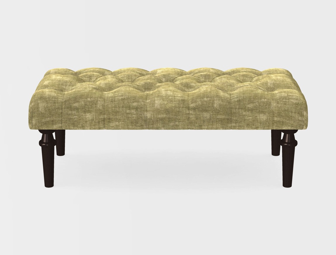Small Buttoned Footstool