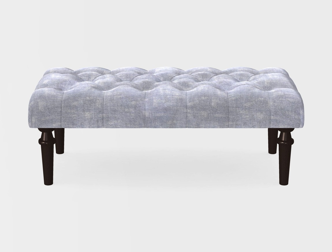 Small Buttoned Footstool