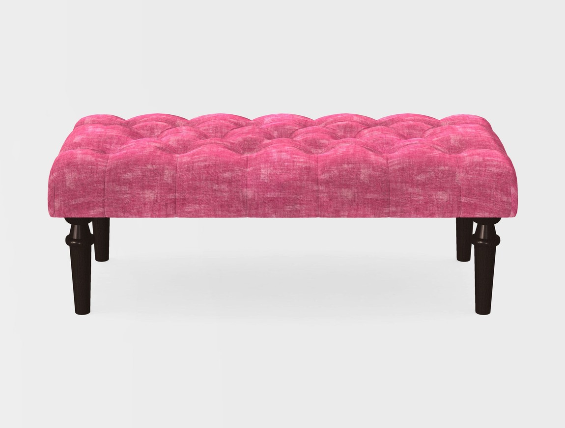 Small Buttoned Footstool