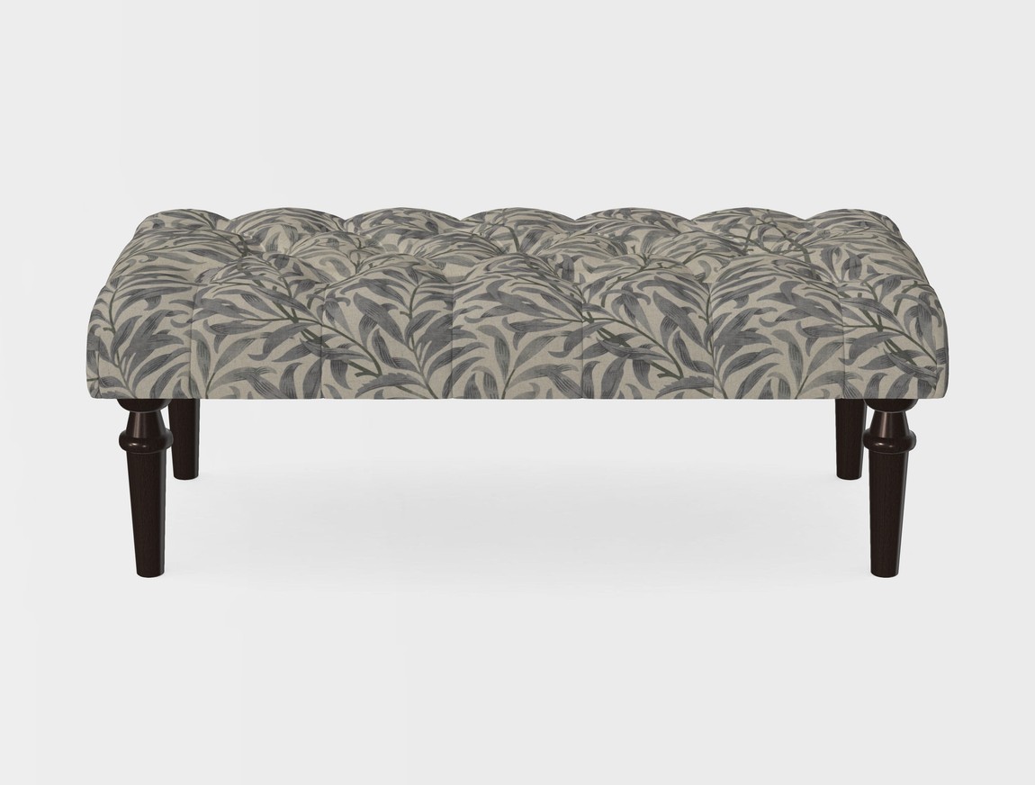 Small Buttoned Footstool