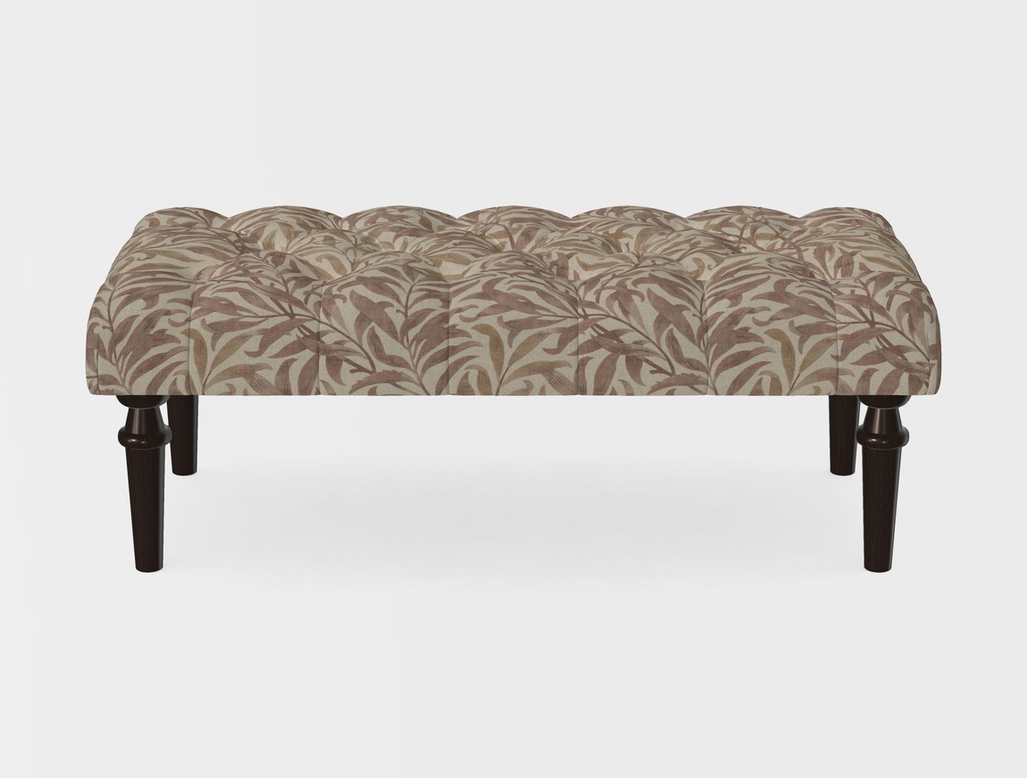 Small Buttoned Footstool