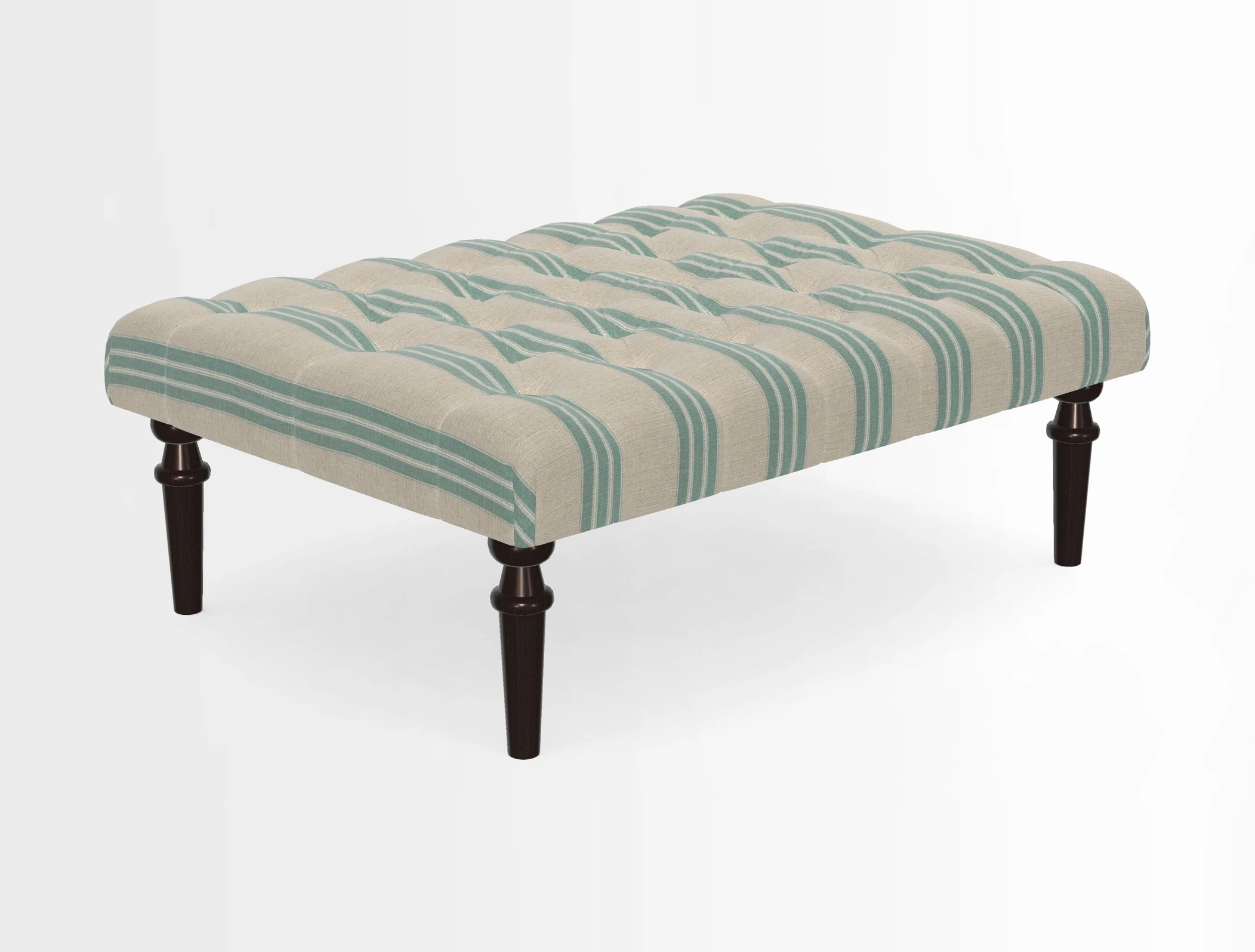 Pentlow Footstool in Mulberry Pompadour Floral Velvet Spice