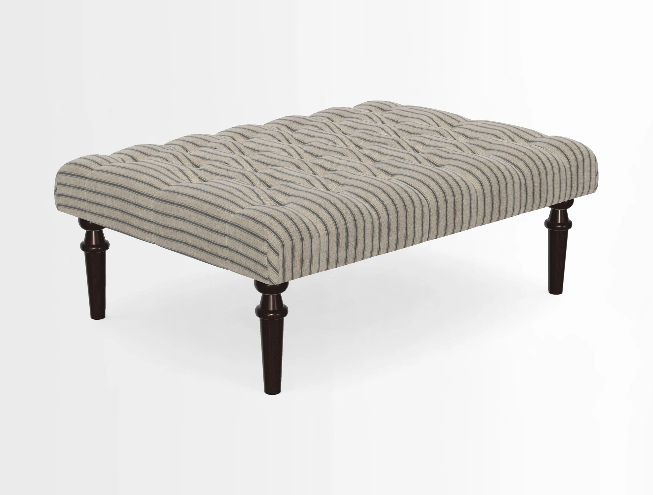 Pentlow Footstool in Mulberry Pompadour Floral Velvet Spice