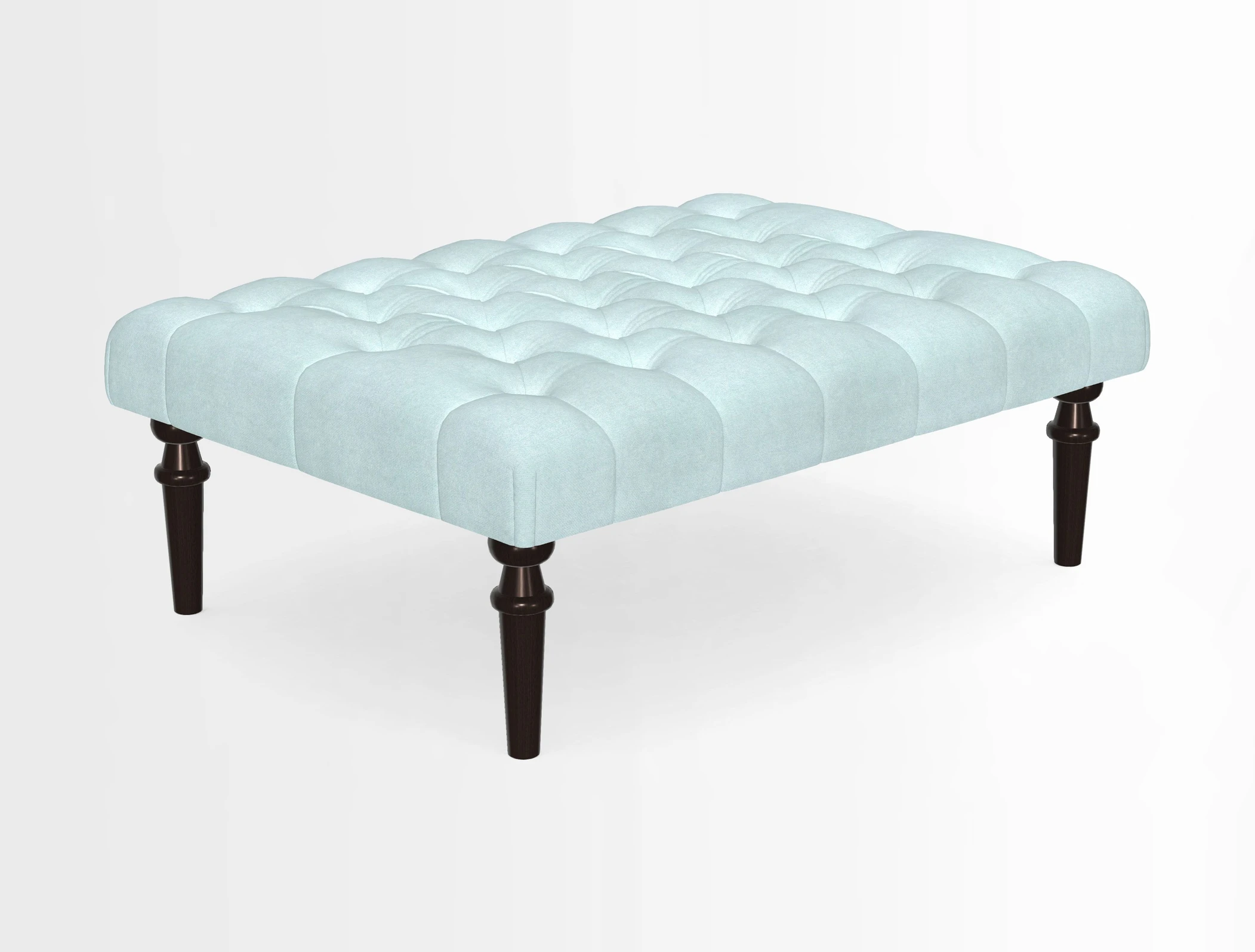 Pentlow Footstool in Mulberry Pompadour Floral Velvet Spice