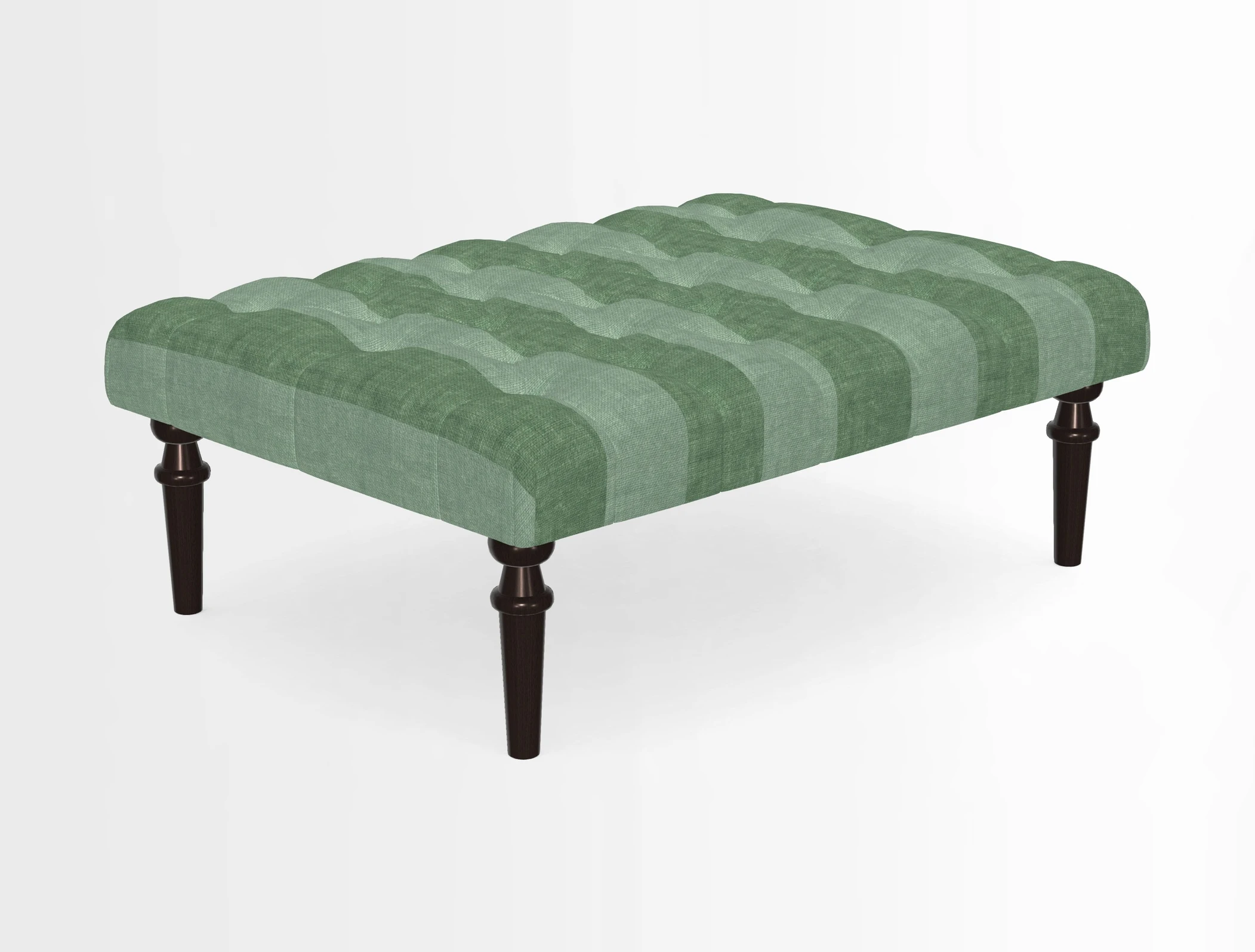 Pentlow Footstool in Mulberry Pompadour Floral Velvet Spice