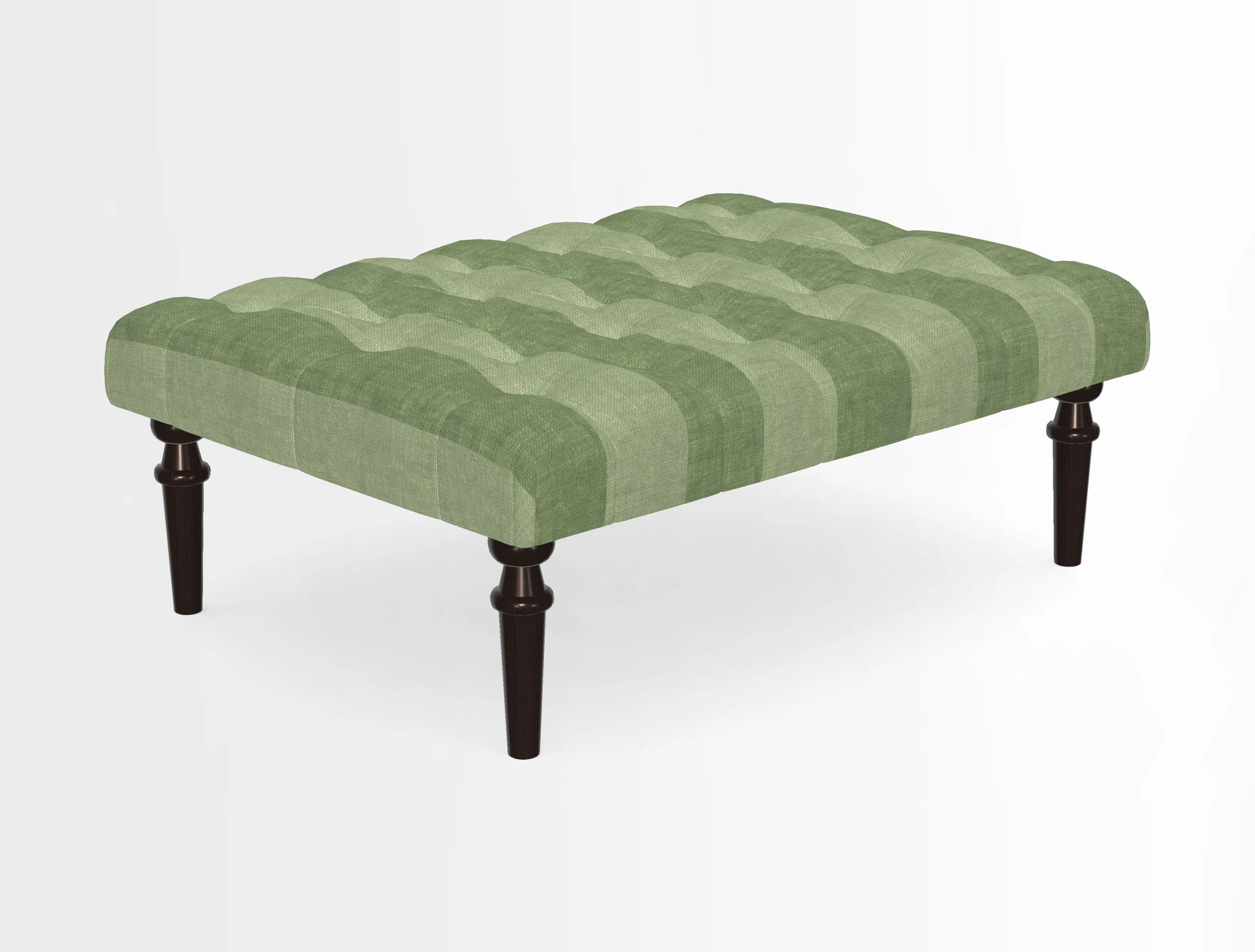 Pentlow Footstool in Mulberry Pompadour Floral Velvet Spice