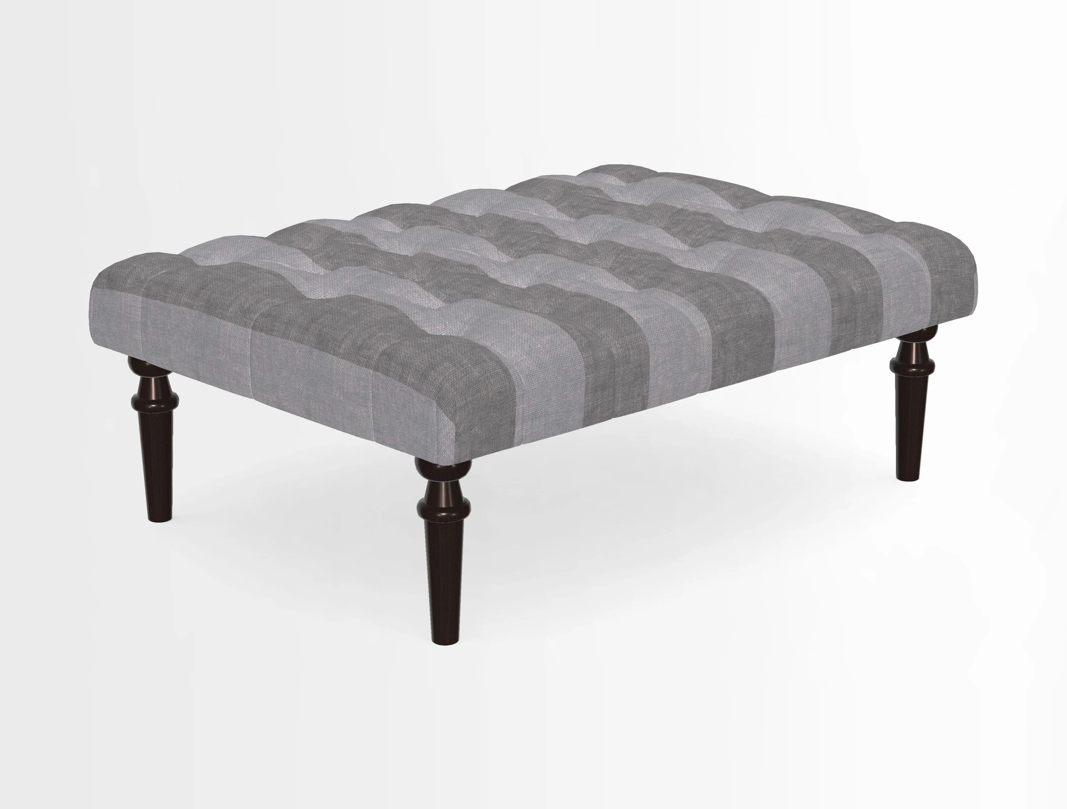 Pentlow Footstool in Mulberry Pompadour Floral Velvet Spice