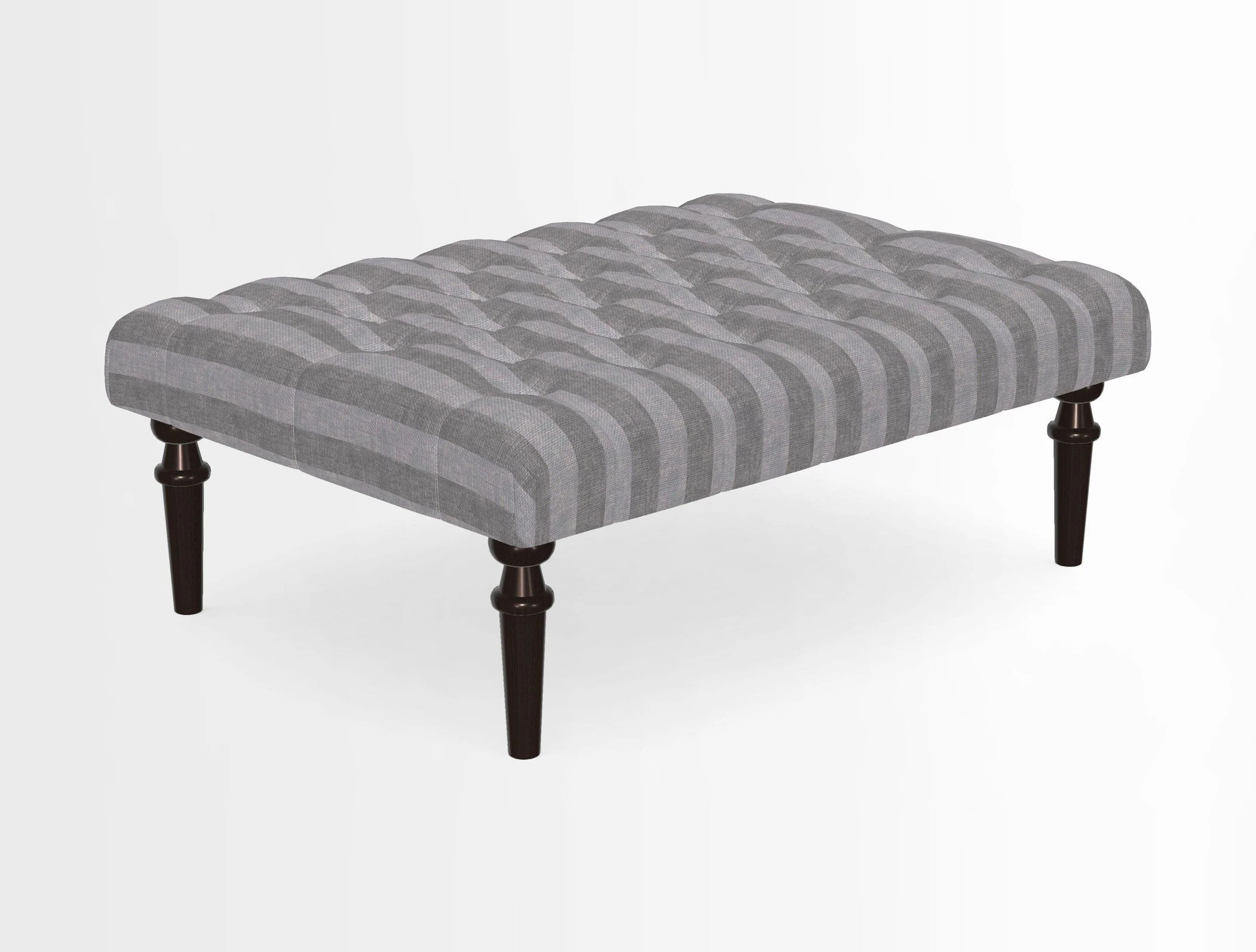 Pentlow Footstool in Mulberry Pompadour Floral Velvet Spice