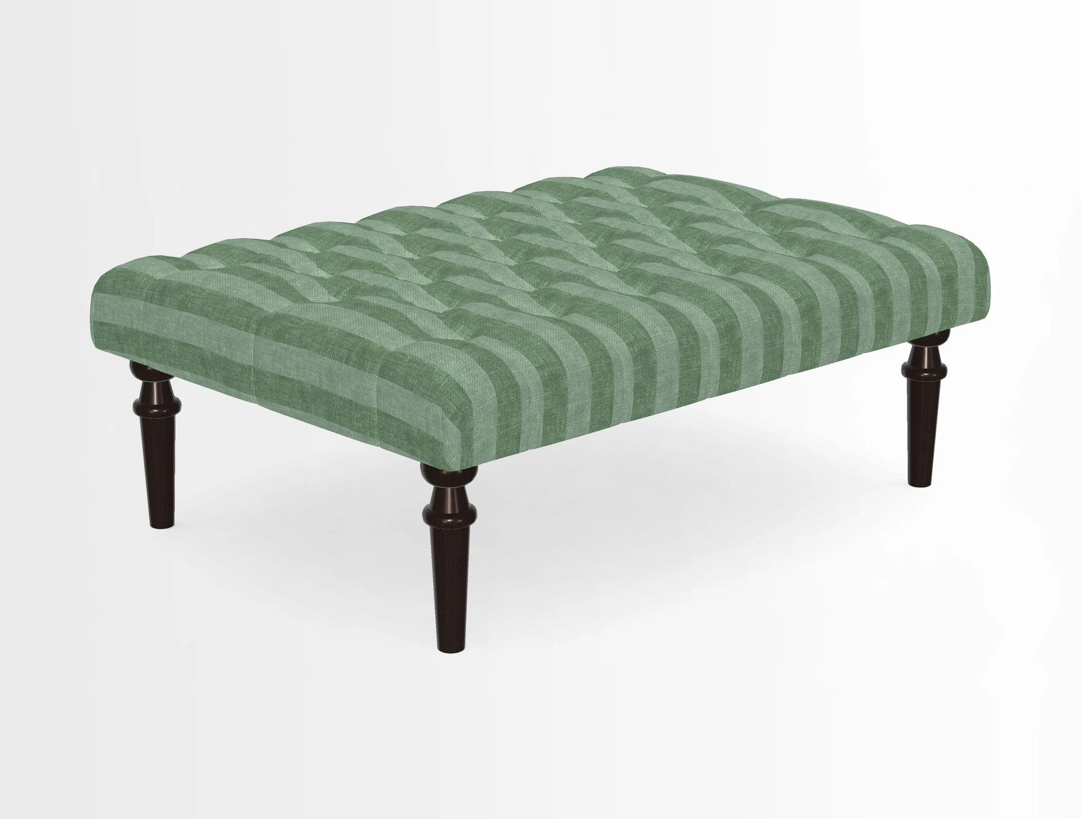 Pentlow Footstool in Mulberry Pompadour Floral Velvet Spice