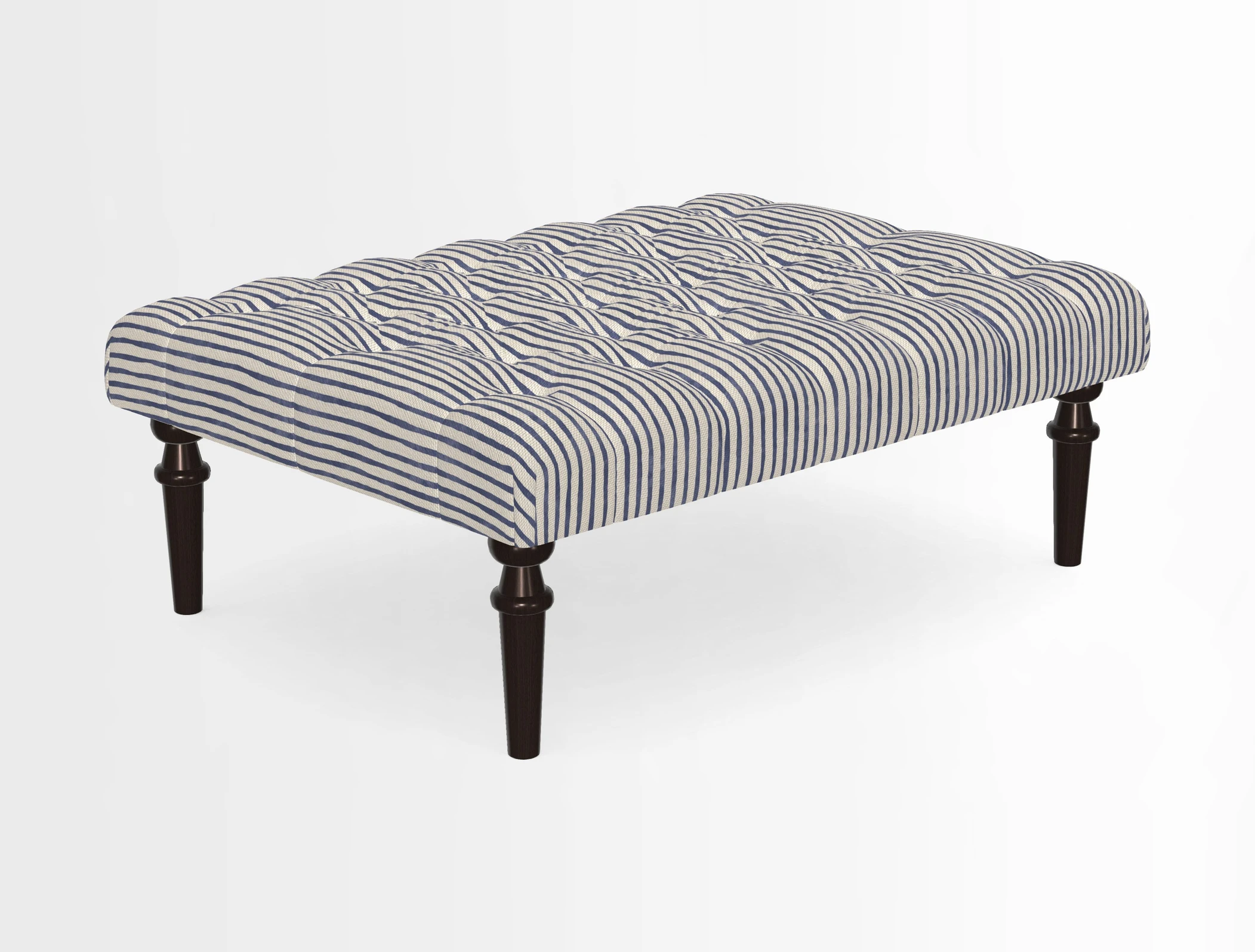 Pentlow Footstool in Mulberry Pompadour Floral Velvet Spice
