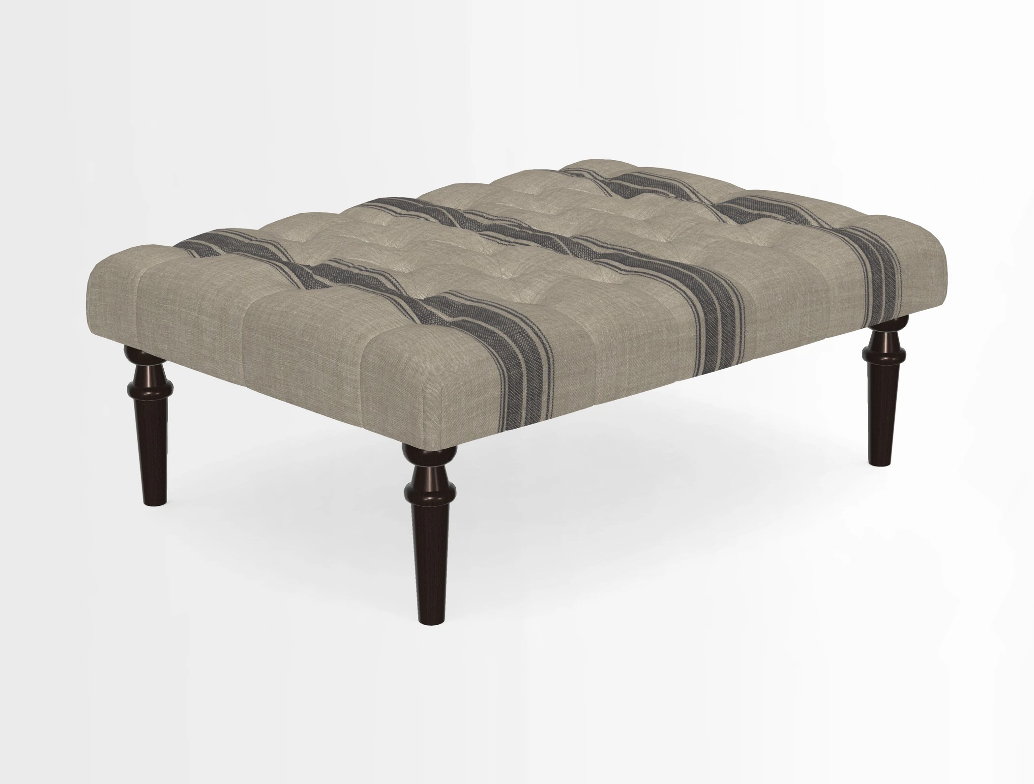Pentlow Footstool in Mulberry Pompadour Floral Velvet Spice