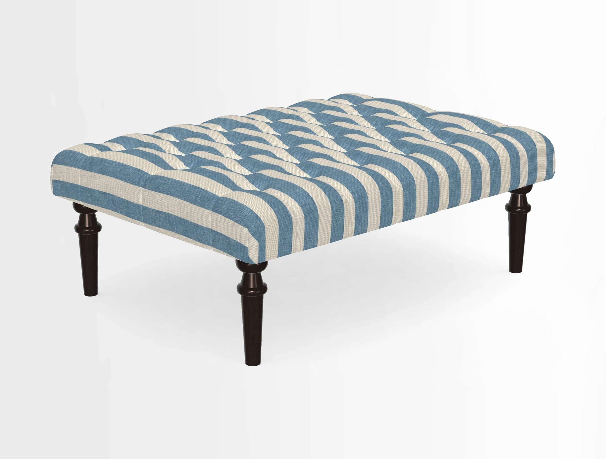 Pentlow Footstool in Mulberry Pompadour Floral Velvet Spice