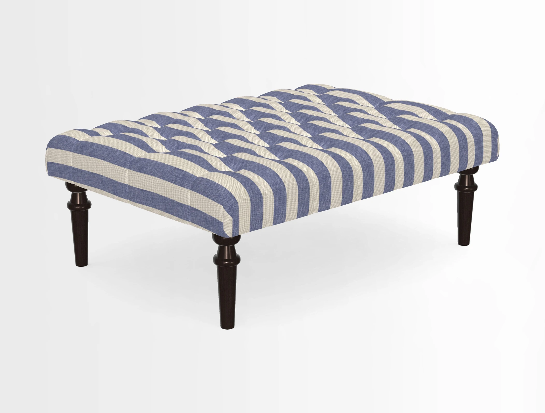 Pentlow Footstool in Mulberry Pompadour Floral Velvet Spice