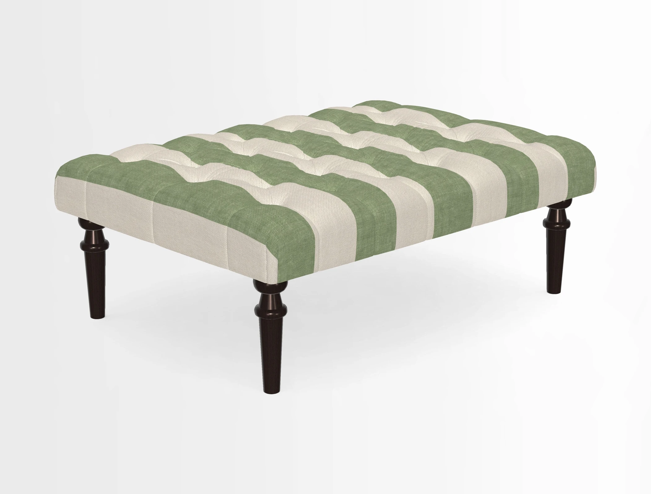 Pentlow Footstool in Mulberry Pompadour Floral Velvet Spice