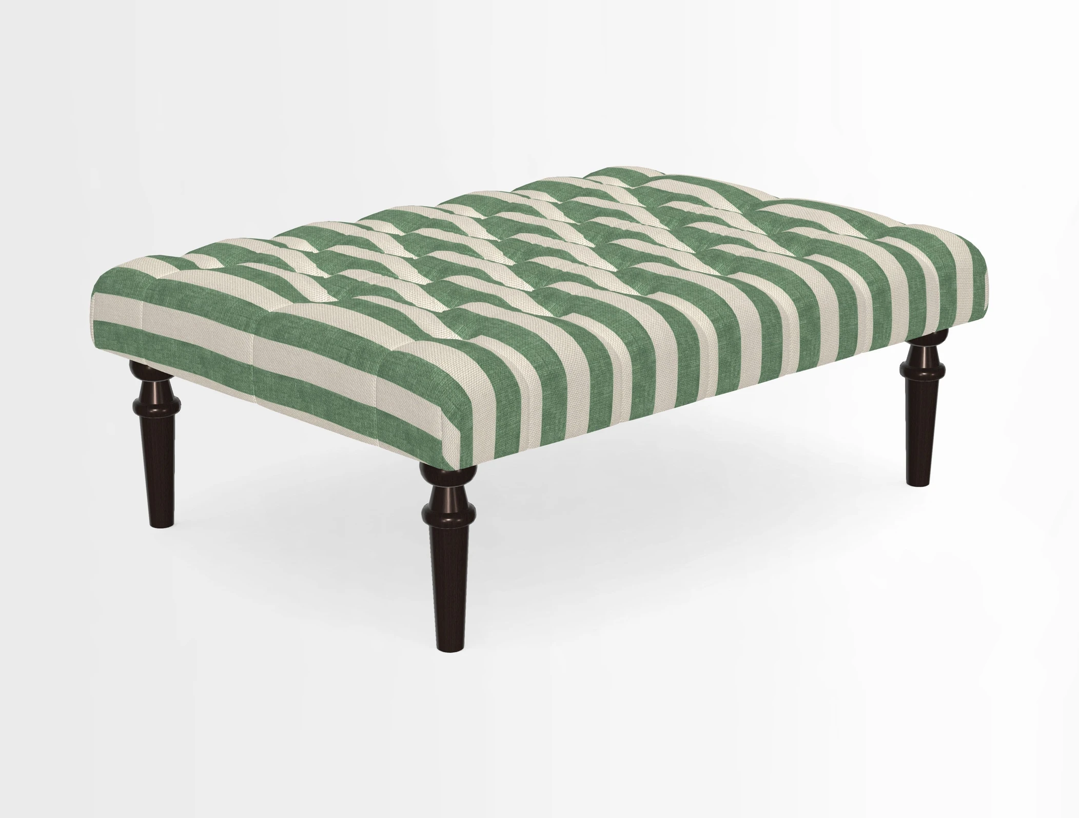 Pentlow Footstool in Mulberry Pompadour Floral Velvet Spice