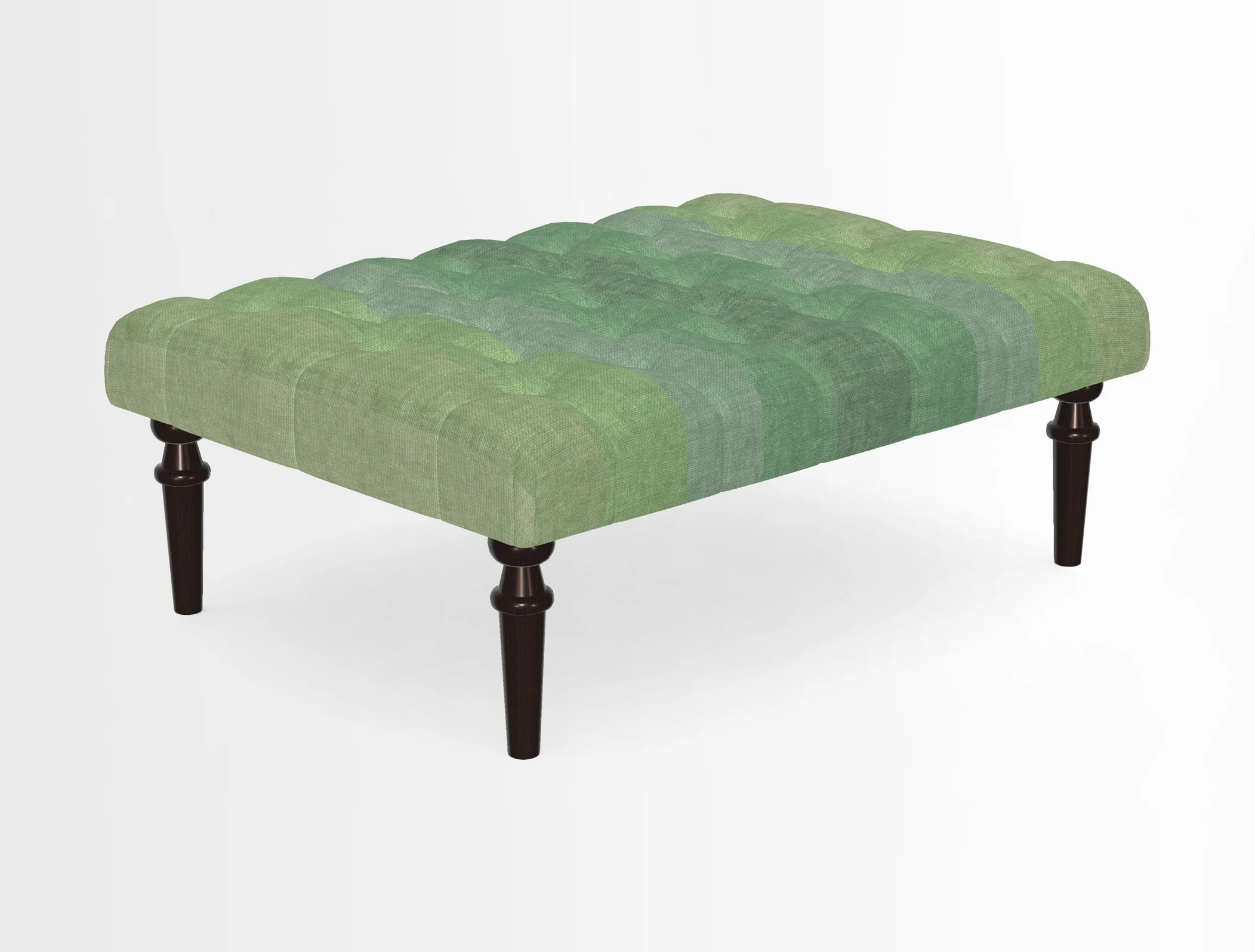 Pentlow Footstool in Mulberry Pompadour Floral Velvet Spice