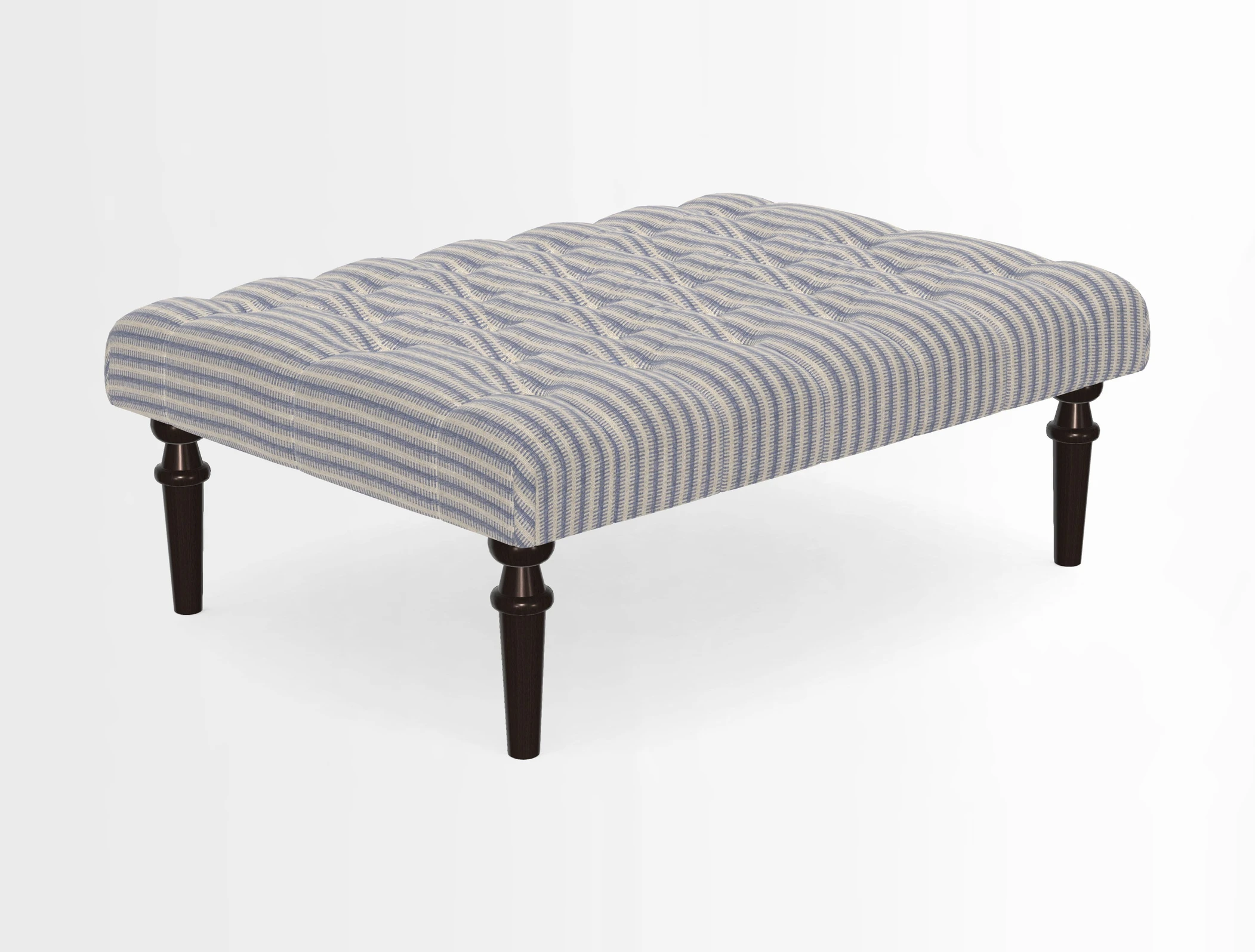 Pentlow Footstool in Mulberry Pompadour Floral Velvet Spice