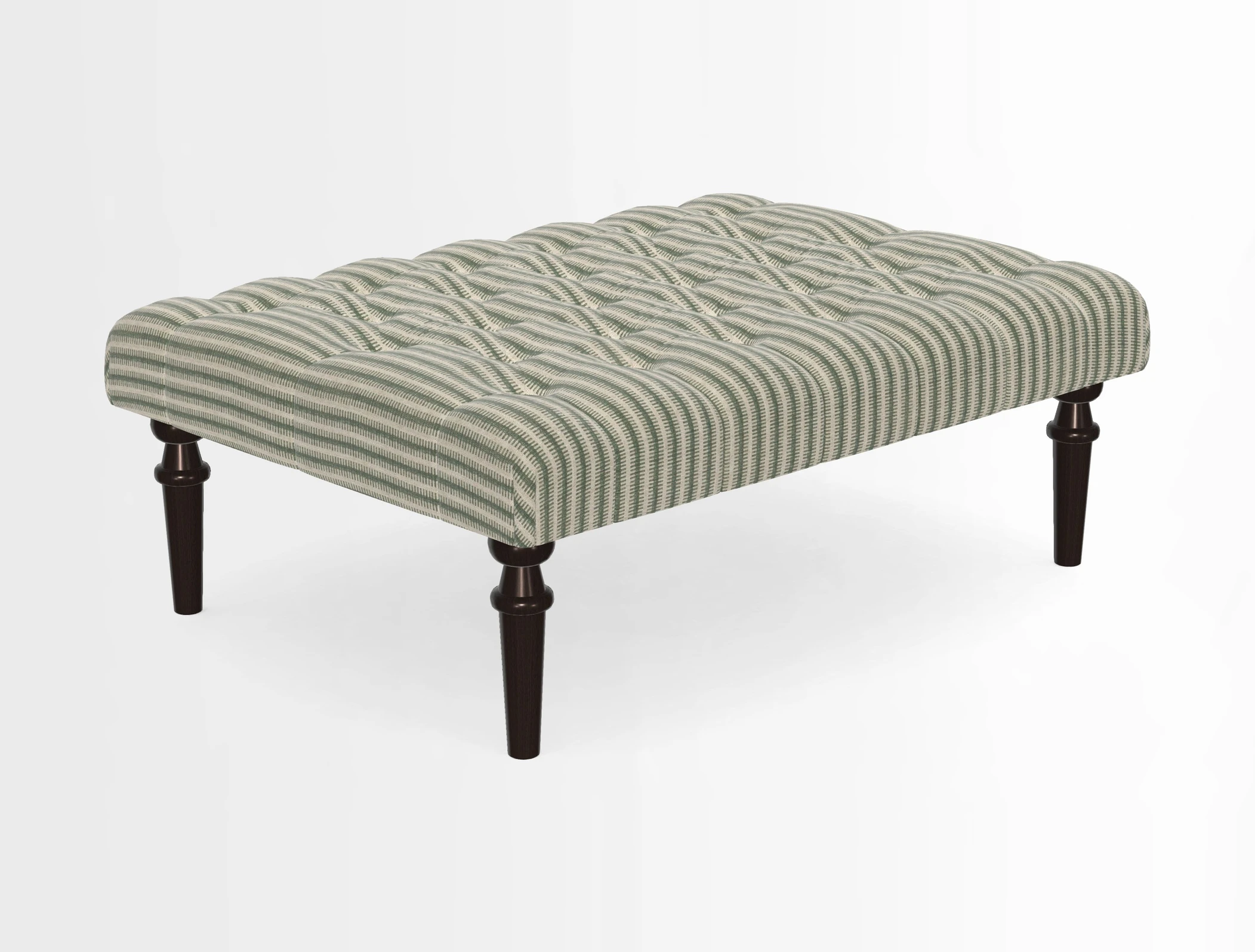 Pentlow Footstool in Mulberry Pompadour Floral Velvet Spice