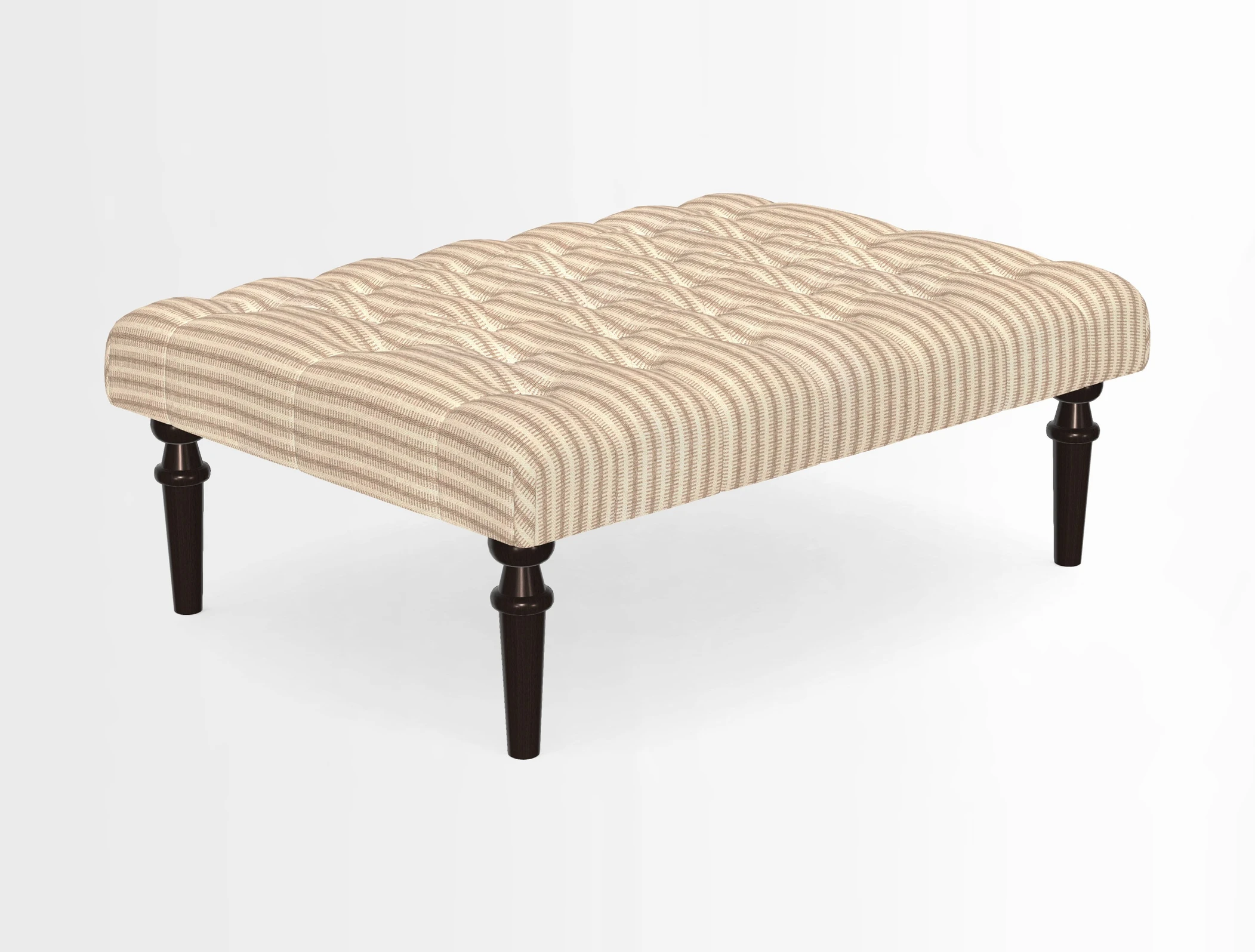 Pentlow Footstool in Mulberry Pompadour Floral Velvet Spice