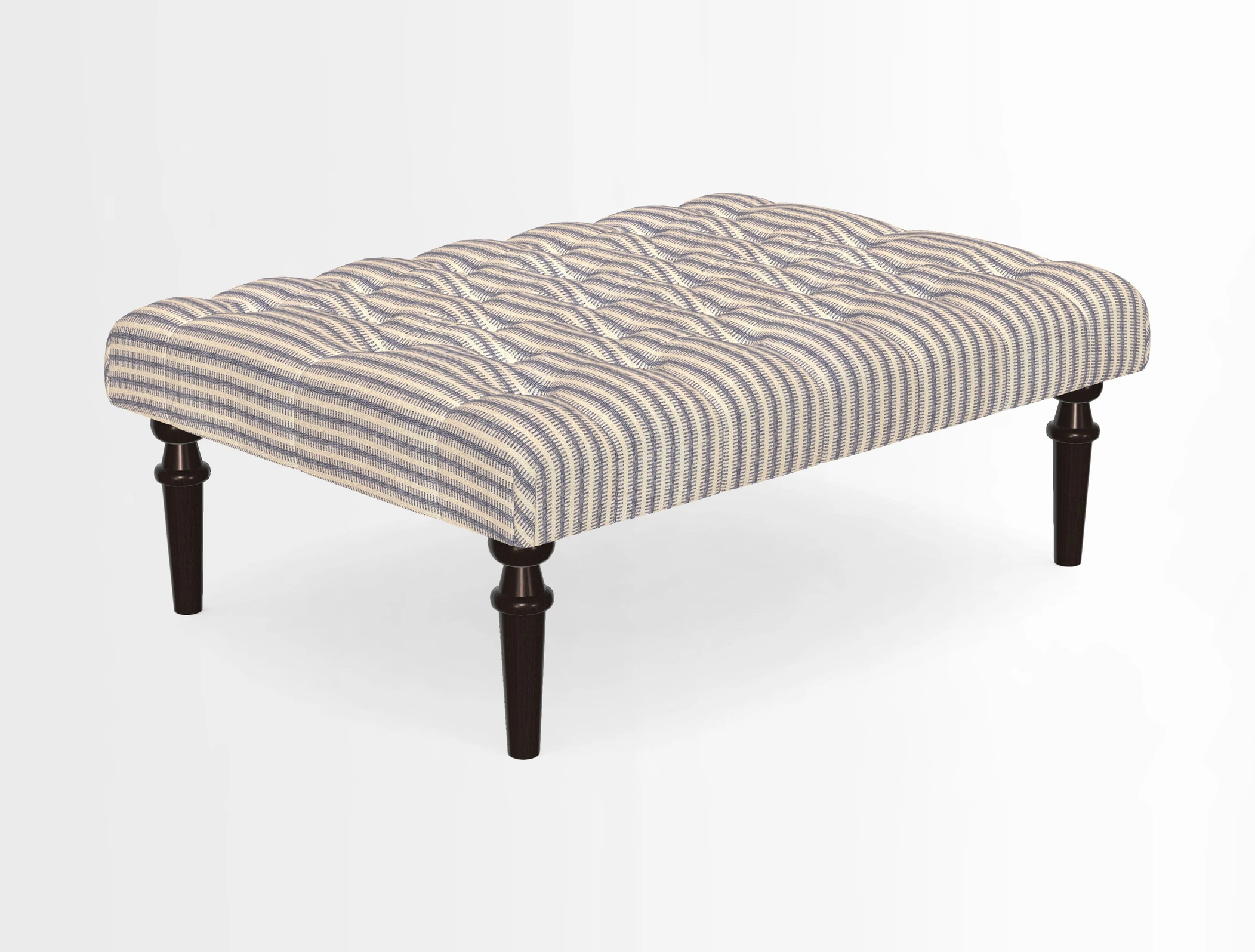 Pentlow Footstool in Mulberry Pompadour Floral Velvet Spice