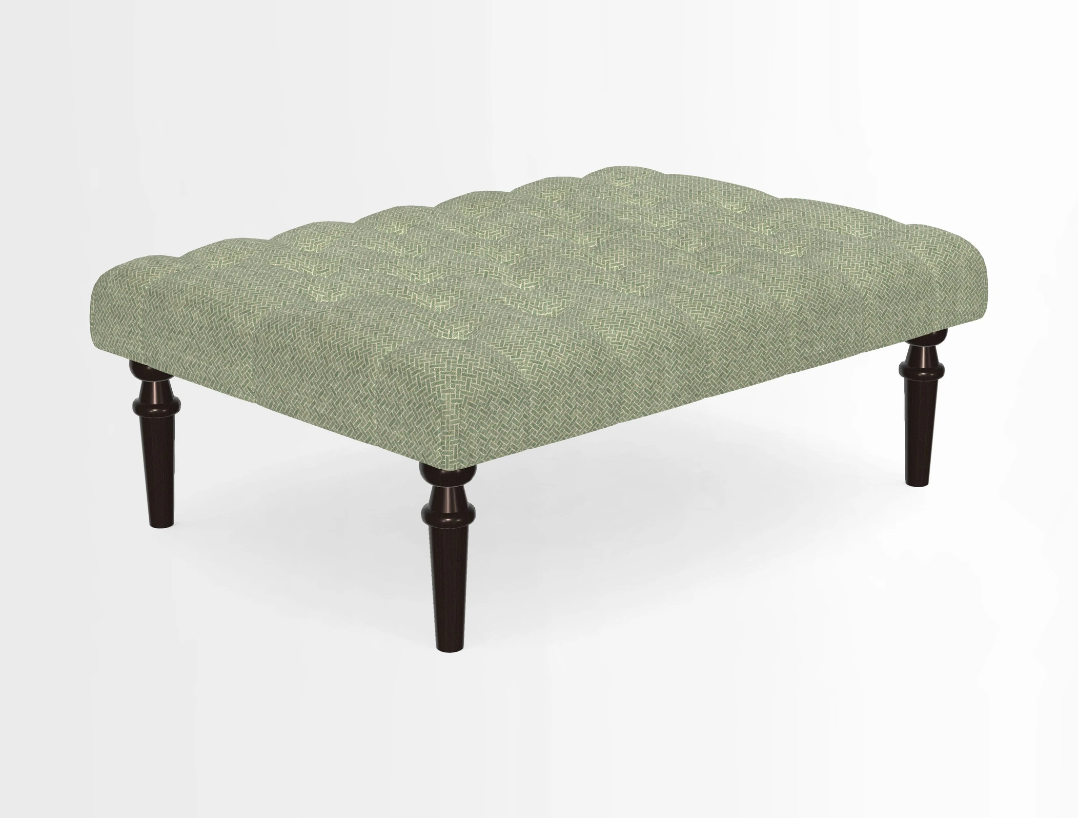 Pentlow Footstool in Mulberry Pompadour Floral Velvet Spice