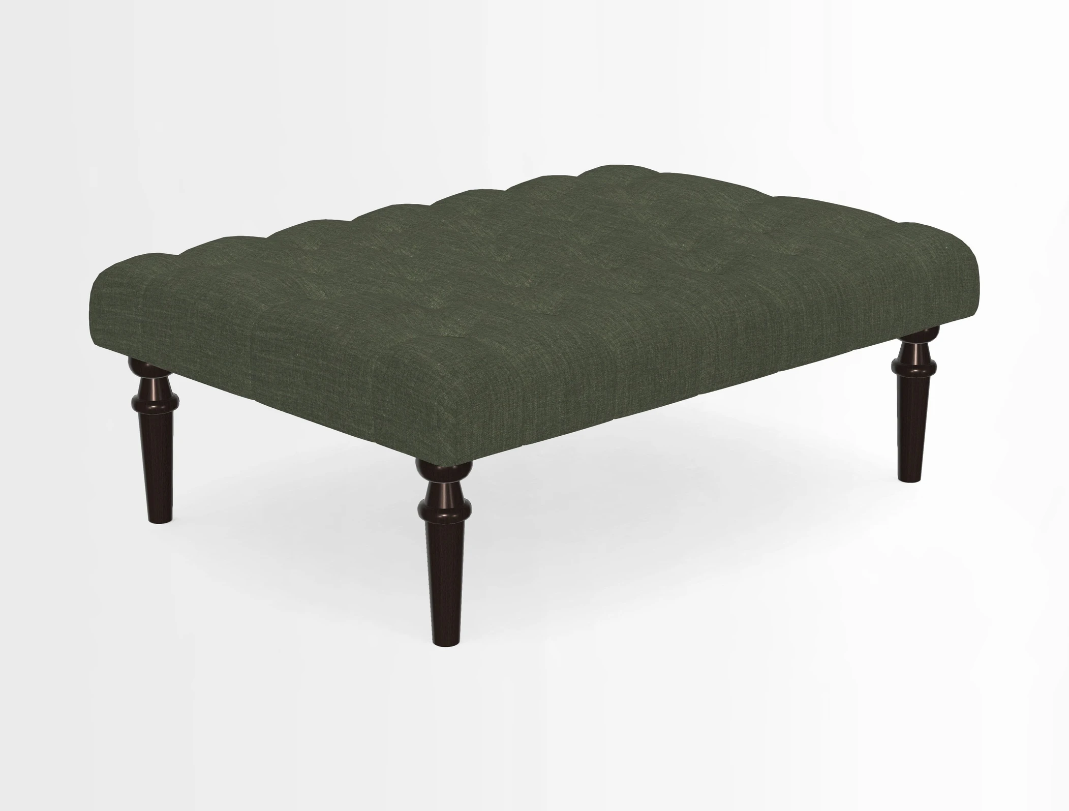 Pentlow Footstool in Mulberry Pompadour Floral Velvet Spice