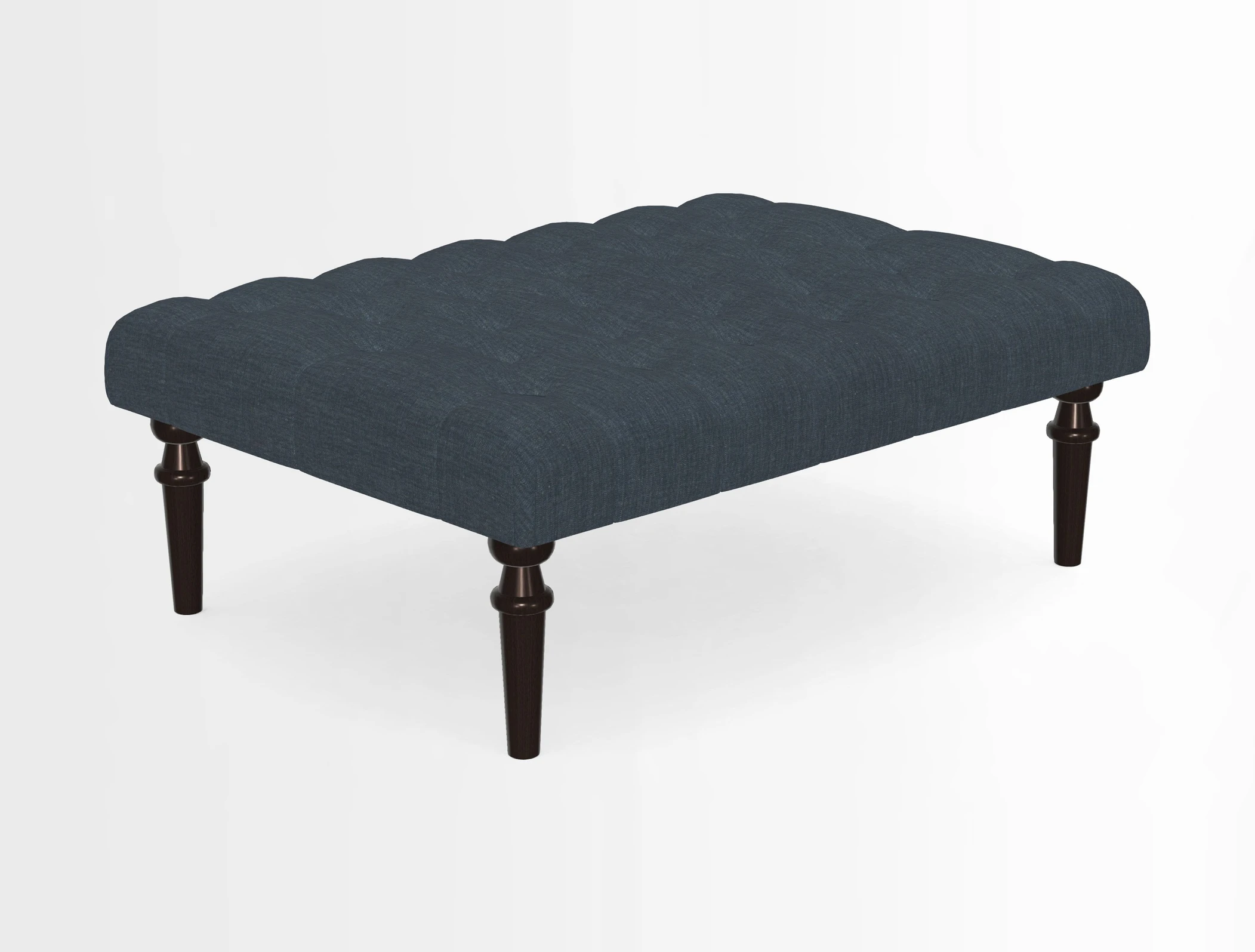 Pentlow Footstool in Mulberry Pompadour Floral Velvet Spice