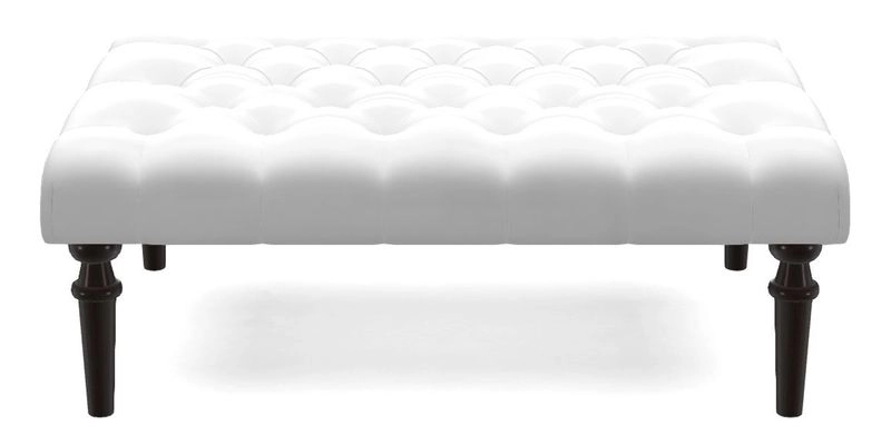 Medium Buttoned Footstool
