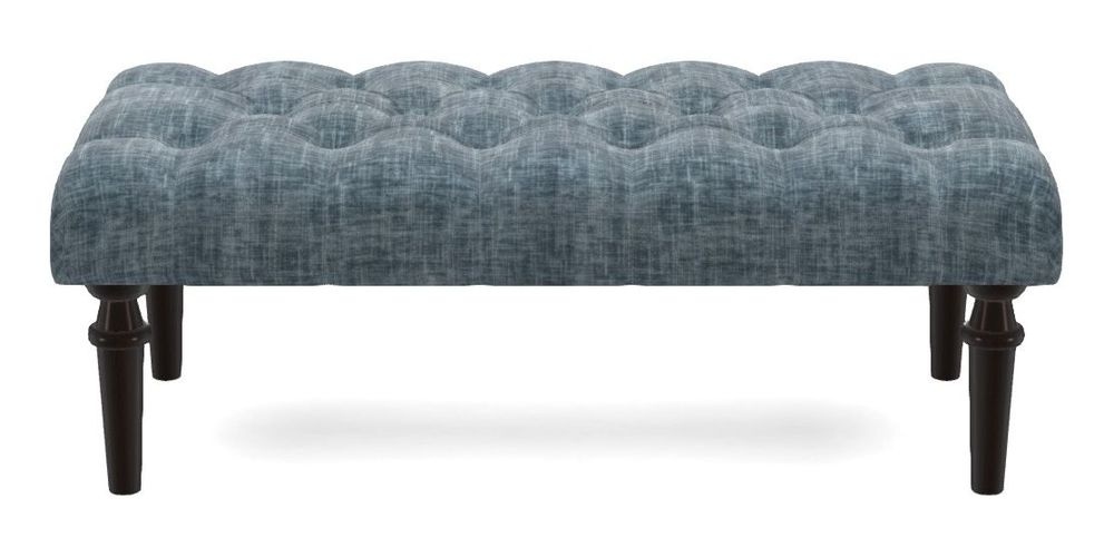 Small Buttoned Footstool