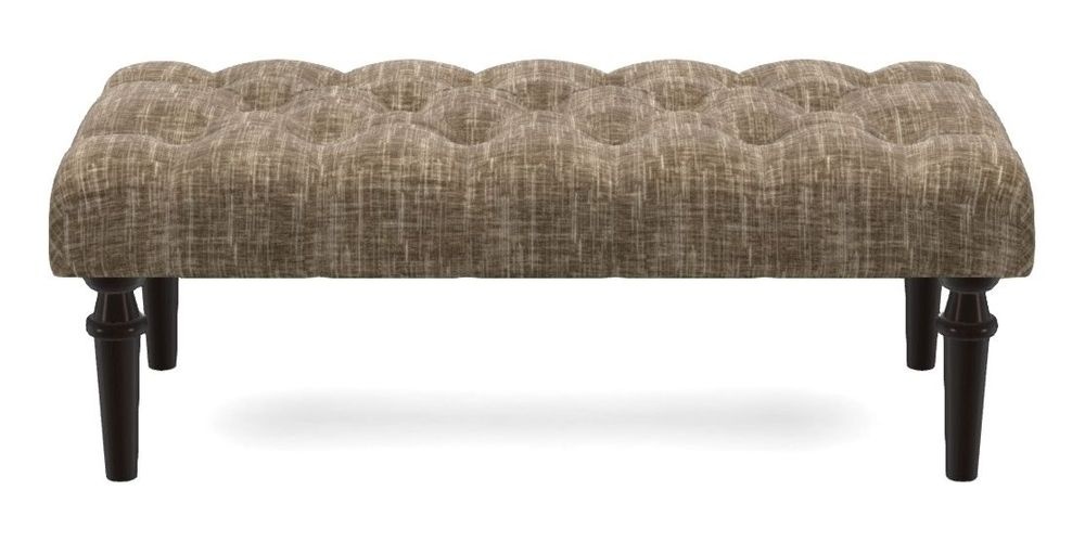 Small Buttoned Footstool