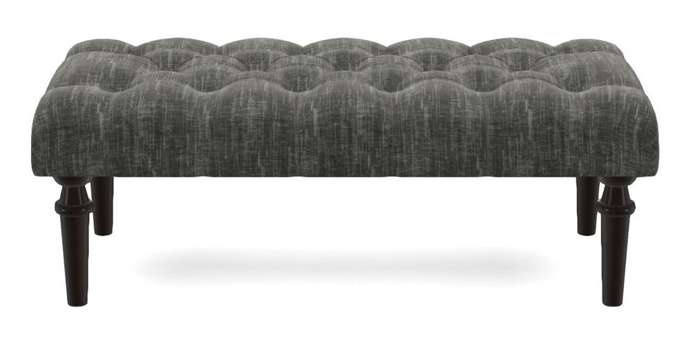 Small Buttoned Footstool