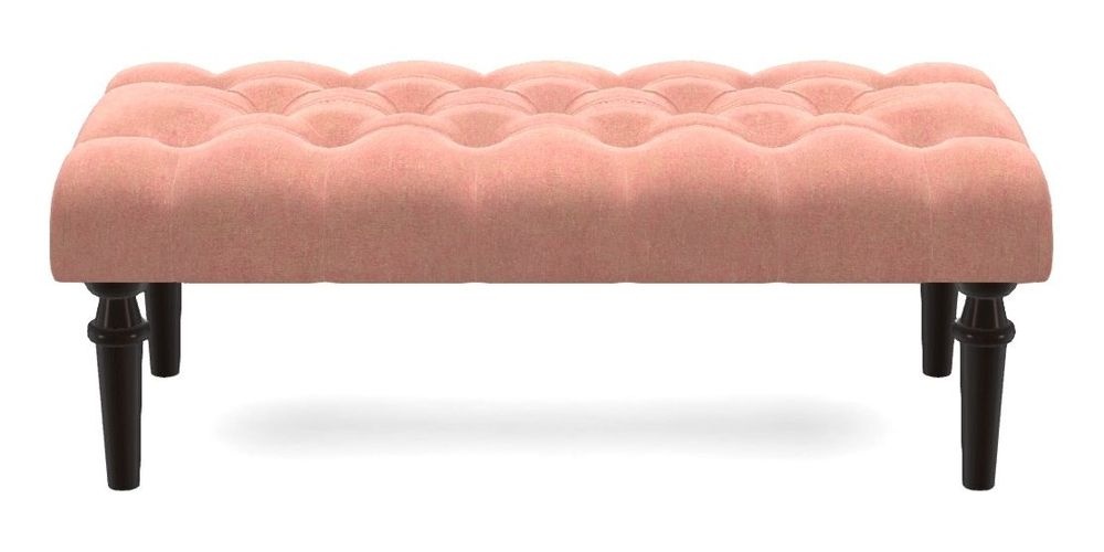 Small Buttoned Footstool