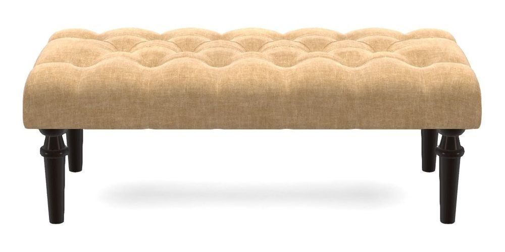 Small Buttoned Footstool