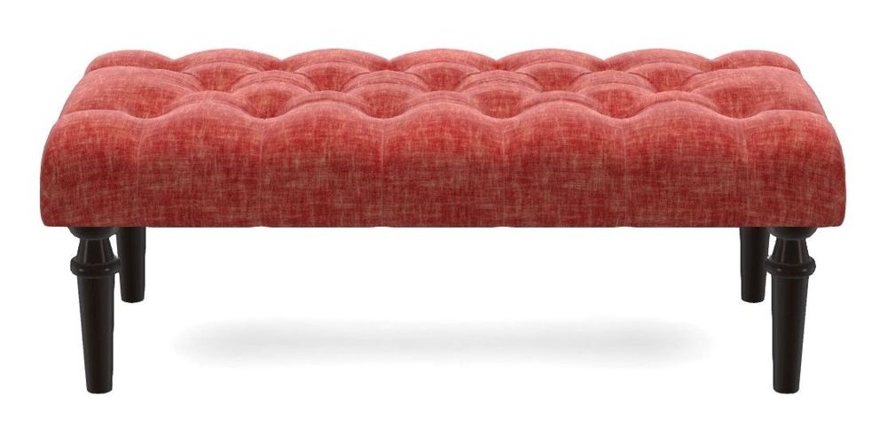 Small Buttoned Footstool