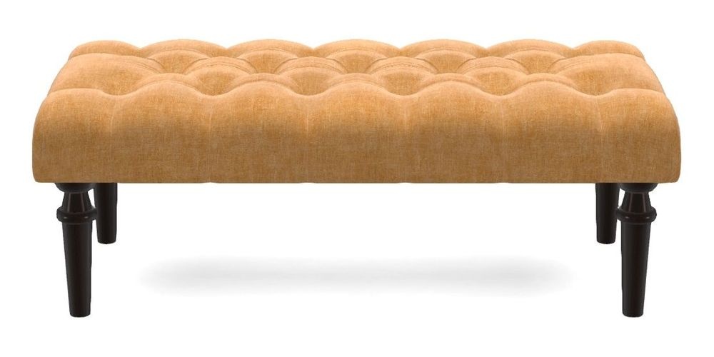 Small Buttoned Footstool