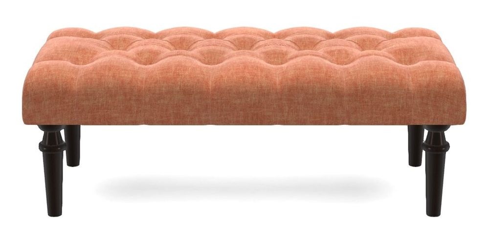 Small Buttoned Footstool