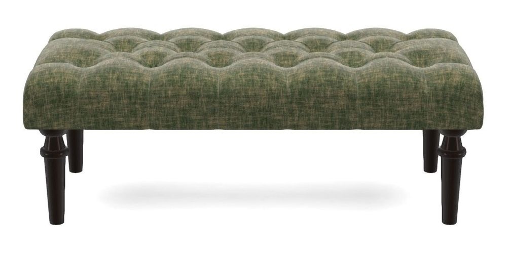 Small Buttoned Footstool