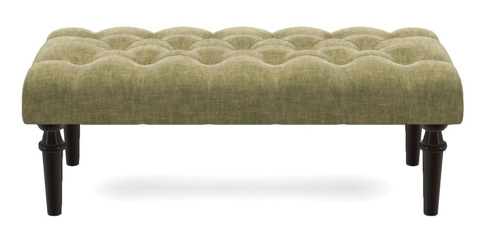 Small Buttoned Footstool