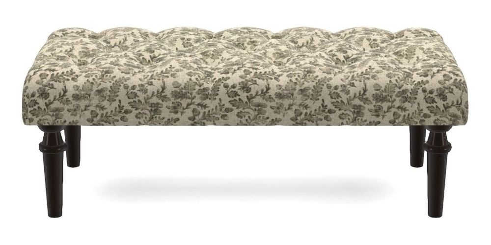 Small Buttoned Footstool