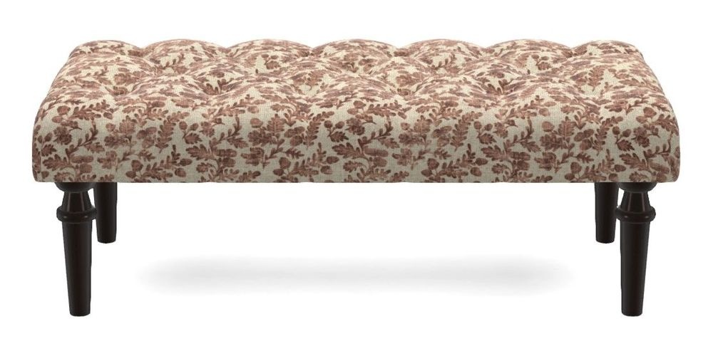 Small Buttoned Footstool