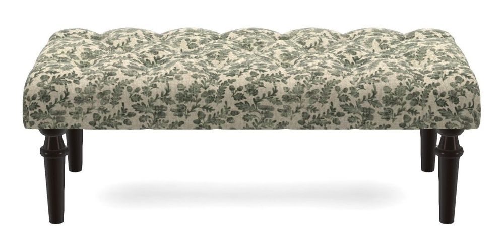 Small Buttoned Footstool
