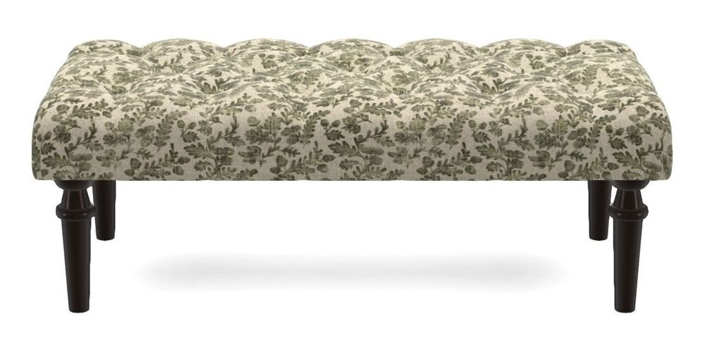 Small Buttoned Footstool