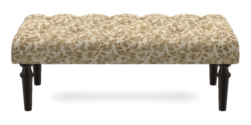 Small Buttoned Footstool