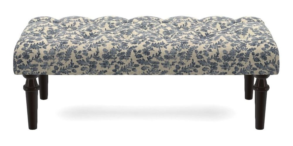 Small Buttoned Footstool