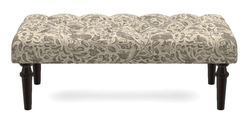 Small Buttoned Footstool