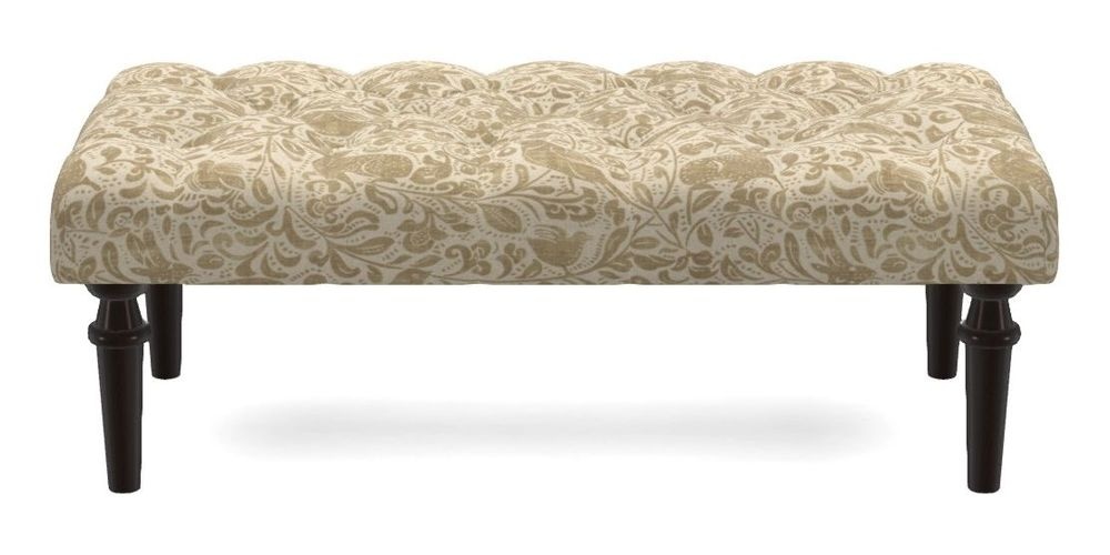 Small Buttoned Footstool