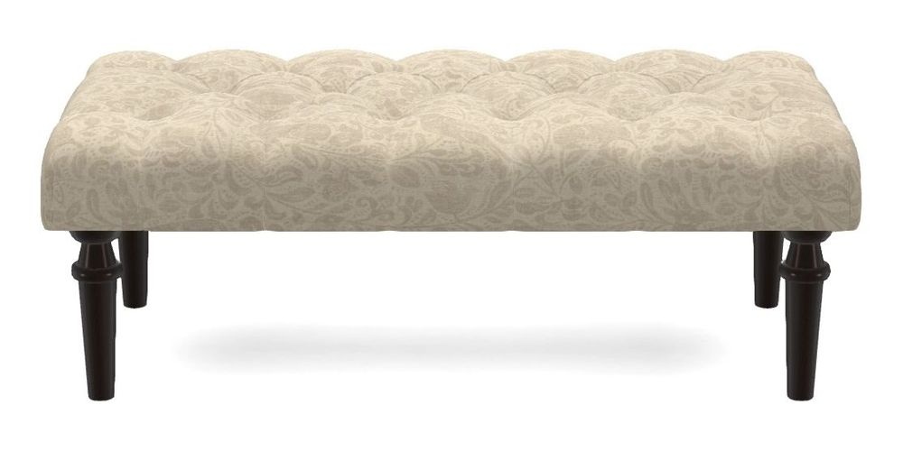 Small Buttoned Footstool